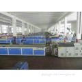 WPC PVC Skirting Board Production Line , Double Screw Extru